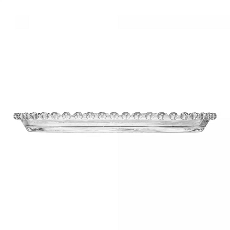 Travessa Oval de Cristal Coração 25cm x 13cm x 2,5cm - Lyor