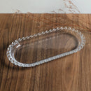 Travessa Oval de Cristal Coração 25cm x 13cm x 2,5cm - Lyor