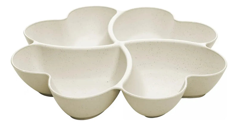 Petisqueira Lines Sortido 27cm x 27cm x 4,5cm PP e Bambu - Lyor