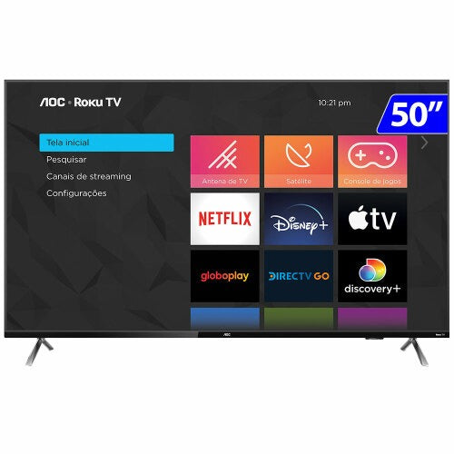 TV 50P AOC LED ROKU SMART 4K WIFI